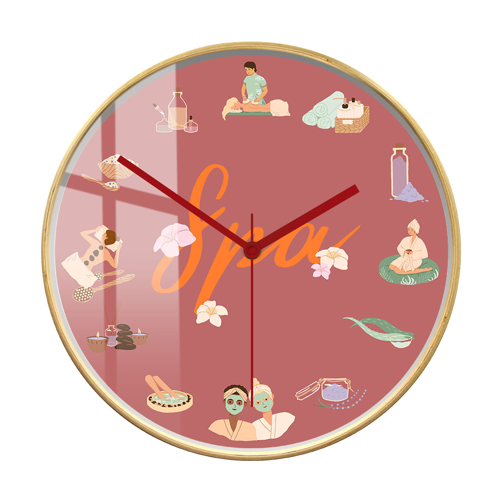 ساعة حائط صامتة من الكوارتز لص - مراجعة Spa And Wellness Center وسعره