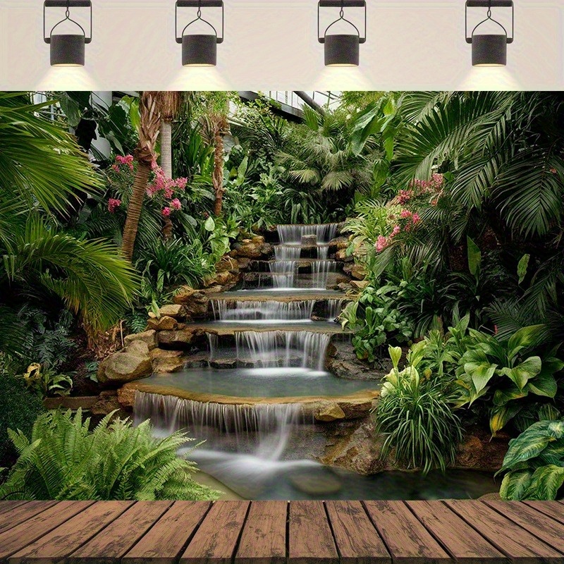 لوحة جدارية لمنظر شلال في الحد - مراجعة Spa And Wellness Center وسعره