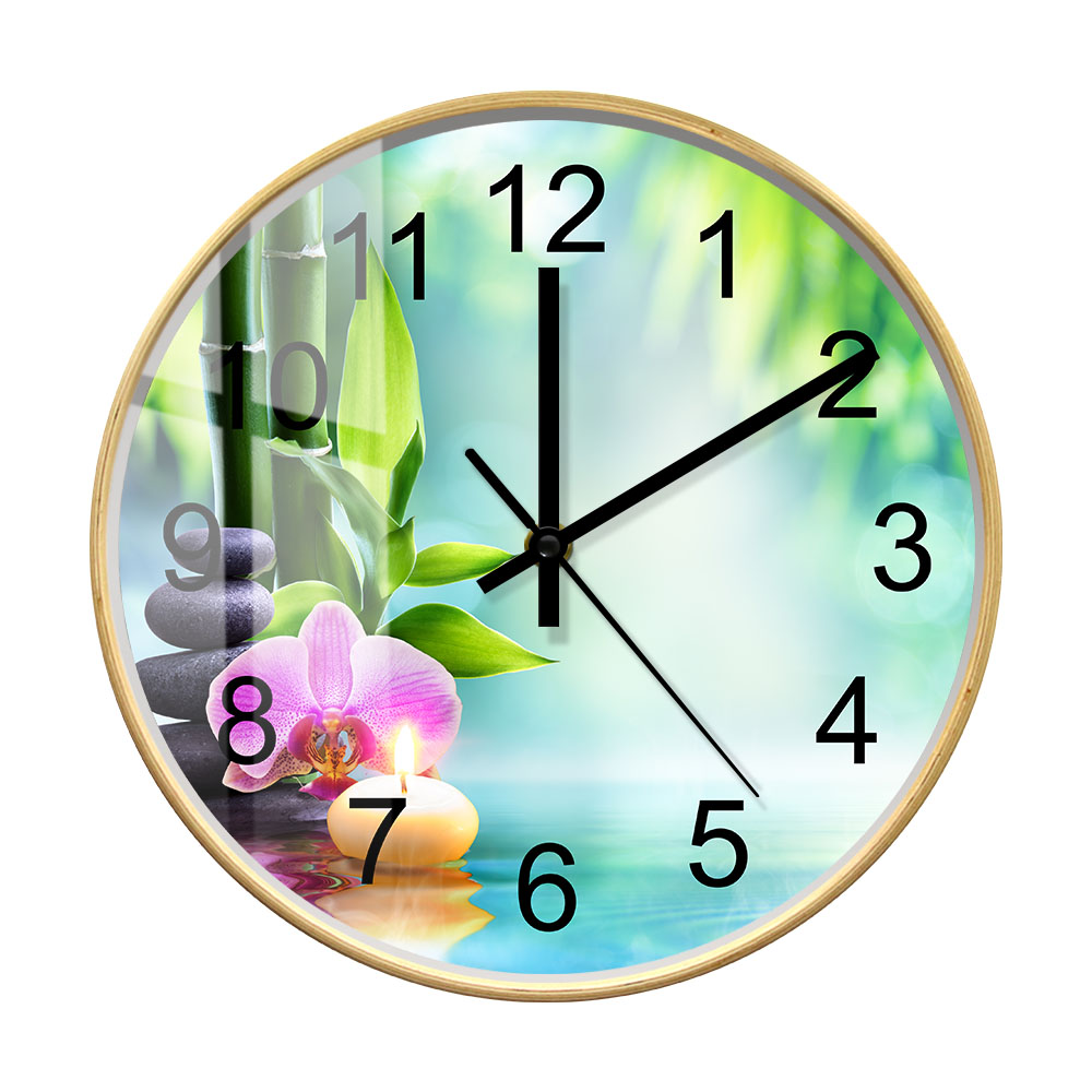 ساعة حائط صامتة من أحجار زن عل - مراجعة Spa And Wellness Center وسعره