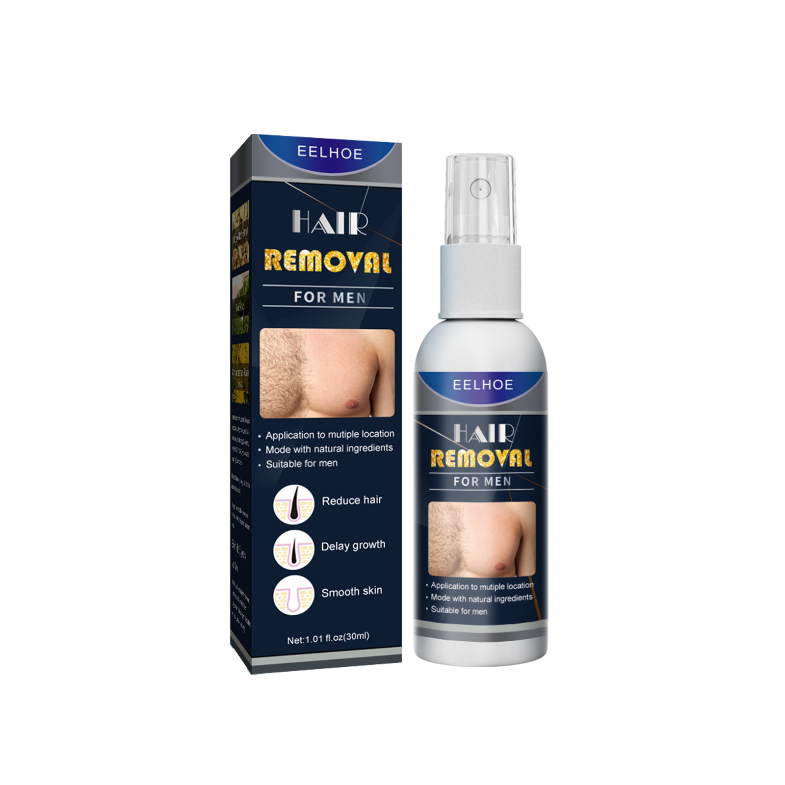 بخاخ إزالة الشعر بدون ألم ، مث - مراجعة Hair Removal Cream وسعره